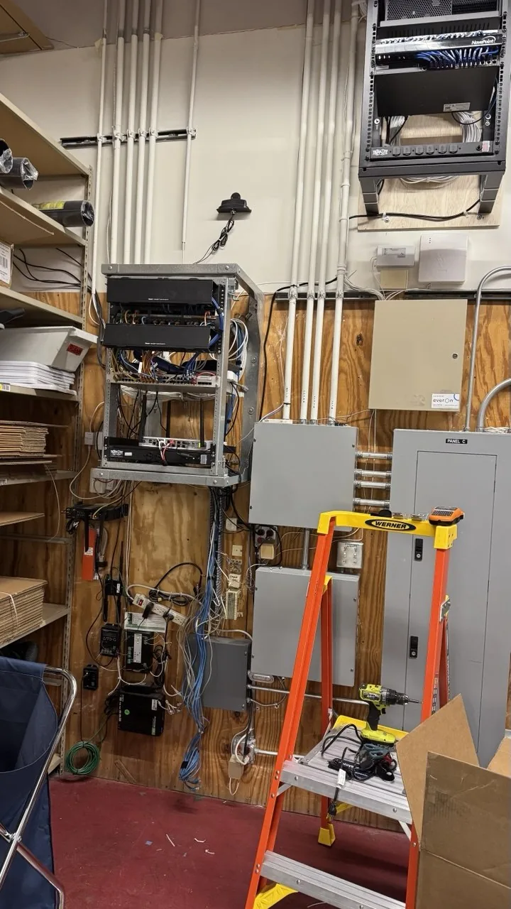 Network core relocated to its new position